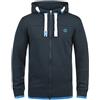 !Solid Solid BenjaminZip Felpa con Cappuccio Giacca Tuta da Uomo con Cappuccio Stampa, Taglia:S, Colore:Insignia Blue (1991)
