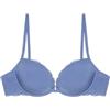 YAMAMAY - Reggiseno Push-up con Ferretto, Denim, Linea Modal Seta Color, Donna