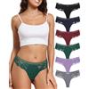 Levao Confezione da 6 Perizoma da Donna Intimo in Cotone da Donna Set Sexy Mutande da Donna Slip Senza Cuciture in Pizzo Perizoma da Donna Confezione Multipla S-XL