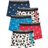 NEXT Ragazzo Confezione da 5 Boxer Aderenti Fantasia Red/Blue Football 9 Anni-10 Anni
