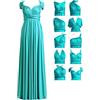 72styles Abito Cerimonia Donna Vestito Elegante Infinity Damigella d'Onore | Multiway Vestiti con Bandeau,Wedding Guest Dress Abiti Lungo