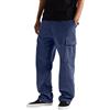 Generico Pantalone Velluto Uomo, Kirakuco Pantaloni Giapponesi Velluto Uomo, Larghi Invernali Con Tasca Bodybuilding A Coste Eleganti Con Coulisse Jogging Streetwear Baggy Elastica Pantalonis Blu Navy, XXL