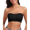 LEYSHE Reggiseno Senza Spalline per Donna Reggiseno a Fascia Imbottito Reggiseno a Tubo Senza Cuciture Top a Fascia Antiscivolo