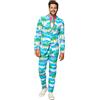 OppoSuits Tinta Unita Per Feste Da Uomo - Red Devil - Completo Completo: Include Pantaloni, Giacca E Cravatta Completo da uomo Uomo