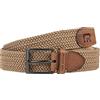 RED BRIDGE Cintura elastica per uomini e donne Intrecciata Stretch belt unisex Beige 100