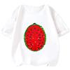 Asotagi 2022 Creativo Anguria Cambiare Paillettes T-Shirt Estate Cotone Flip Paillettes Manica Corta Tees per Ragazzi Ragazze Manica Corta