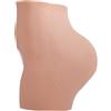 EQAIWUJIE Mutandine in Silicone per Abbigliamento Crossdresser da Uomo a Donna Pantaloni in Silicone con Culo Finto Rinforzo dell'anca per Transgender Drag Queen (Marrone)