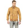 Borghese - Pelletteria Artigianale Pelletterie Borghese | Bomber in Pelle Uomo Renna Camoscio Scamosciato | Vera Pelle | Giacca in Pelle | Primavera | Giubbotto | Giubbino | Made in Italy | POLO (46, Camel)