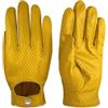 ZLUXURQ Guanti da guida in pelle di pecora 100% morbida da uomo con mesh e touch screen