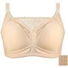 LUXRUB Reggiseno per Mastectomia con Tasche per Protesi Mammarie, Bras da Donna per Tutti I Giorni Bras Post-operatorio Senza Fili A Copertura Totale (Color : Apricot, Size : 34/75C)