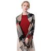 LumiSyne Invernale Sciarpa Scozzese In Lana Con Nappa Per Donna Uomo Scialle a Quadri Classico Tartan Texture In Cashmere Stole Grand Pashmina Morbido e Ispessito