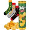 soxo Calze Uomo & Donna Pizza - Regalo Divertenti Kebab Cofanetto 35-45