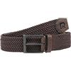 RED BRIDGE Cintura elastica per uomini e donne Intrecciata Stretch belt unisex Marrone 95