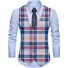 TnmZi Gilet Da Abito Gilet Da Uomo Slim Fit Elegante Casual Da Uomo Celebrazione Di Nozze Primaverili E Autunnali Host Gilet Di Moda Uomo AT06 L