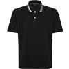 Blauer Polo con Ricamo sul Colletto Ransom (IT, Testo, M, Regular, Regular, Nero)