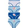 United Labels Peppa Pig Panty per ragazze - Mutande per bambini Slip intimo blu (confezione da 4), Blu, 110-116