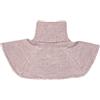 tevirP Sciarpa invernale in 100% lana merino per bambini, lavorata a maglia, colore: beige, taglia S