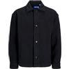JACK & JONES Overshirt Wide Fit Overshirt | Wide Fit, Semplice, Maniche lunghe, Casual, Temperatura massima di 40°C ciclo delicato