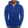 Generico Felpa Uomo con Zip e Cappuccio Leggera Giacca Sportiva Felpe Uomo Invernali Cotone Maglione Sport Hoodie Sweatshirt Jogging Pullover Giacche a Vento Giacca Lavoro Invernale