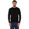 Ciabalù Maglione Uomo Lana e Cashmere Invernale Pullover Maglioncino Girocollo Sottogiacca (as6, Alpha, 3X_l, Regular, Regular, Nero, 3XL)