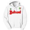 PR Service Felpa Tifoso Napoli,Felpa con Cappuccio, Personalizzata in ricordo Primo Scudetto Napoli 1987/88,Idea Regalo Tifoso Napoli