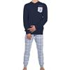 Navigare Set di Pigiama Uomo B2141278 - Navy- TG L