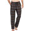 LAPASA Pantaloni Pigiama Uomo a Quadri, Pantaloni da Casa Lunghi Comodi con Tasche Laterali (M39 Flanella di Cotone / M128 Micropile)
