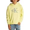Calvin Klein Jeans Felpa Giallo Ragazzo Ottomano Mono