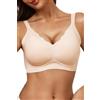 Vtelor Reggiseno Senza Ferretto Senza Cuciture Reggiseno Contenitivo Donna Brassiere Top Donna Reggiseni Push Up Imbottito Comodo Elasticizzato Bralette Cinghie Regolabili con Estensione