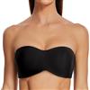 MELENECA Donna Minimizer Reggiseno Senza Spalline Invisibile con Ferretto Senza Imbottito Schwarz 2E