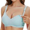 Dresime Reggiseni Allattamento, 3 Pezzi Reggiseno per maternità Senza Fili Ultra Comfort Reggiseni di Gravidanza per Le Donne