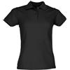 Fruit of the Loom Polo Donna 65/35, Nero , XXL