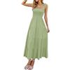 JIEDOUKEJI Women's Maxi Dress Casual Long Dresses Plain or Floral Summer Dresses Polka DOT Sleeveless Dress Elegant Sundress for Summer Vacation