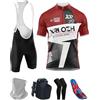 XRLQZH Abbigliamento ciclismo uomo salopette completo Ciclismo Uomo Maglia Maniche Corte Squadra Professionale manica corta abbigliamento bici pantaloncini con bretelle set gel pad
