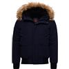 Superdry Everest Bomber Giacca Uomo, Blu (Nordic Charcoal Marl), X-Large