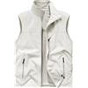 JIEDOUKEJI Gilet Pile Uomo Reversibile Invernale Giubbotto Smanicato Gilet Felpato Multitasche Softshell Lavoro Giubbino senza Maniche Giacca Giacchetto Multitasca Smanicato da Uomo Taglie Forti Montagna Outdoor