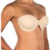 Baitang Reggiseno con ali - senza schiena, senza spalline, invisibile, autoadesivo, ali da coppa A a D, Nude, B