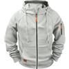 Generico Giacca con Cappuccio Felpe Invernali Uomo Maglioni Uomo Invernali Felpa con Cerniera con Tasche Hoodie Pullover