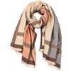 Ikruidy Sciarpa in Cashmere per Donna 185 * 65cm Invernale Scozzese Pashmina Scialle Reversibile Lungo Grande Inverno Caldo e Spesso Sciarpe