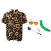 costumebase thecostumebase The Fear & Loathing Las Vegas Shirt Hat Orange Glasses Portasigarette Swatter Duke (L), Mix