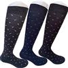 Infinity 12 Paia Calze Lunghe Uomo Caldo Cotone con Disegni Elasticizzate Calzini Lunghi Uomo Fantasie per Stagioni Fredde Prodotto Italiano 39-46(Tris Quadratini)