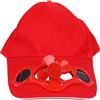 Gatuida Cappello Estivo per Ragazzo Ragazza con Ventilatore Solare Integrato, Cappellino con Protezione Solare e Interruttore On/off, Materiale Resistente per attività all'Aperto