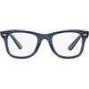 Ray-Ban montatura da vista RX4340V WAYFARER EASE 8223 Unisex colore Blu taglia 50 mm
