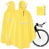 NEWIROVE Mantella Antipioggia Ciclismo Leggero Impermeabile Poncho Bicicletta Portatile Poncho Bicicletta Unisex Impermeabile Bici Riflettente Per Bici Elettriche Moto