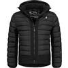 Geographical Norway Aurelien Men - Giacca Uomo Imbottita Calda Autunno-Invernale - Cappotto Caldo - Giacche Antivento A Maniche Lunghe e Tasche - Abito Ideale Per Uomini