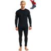 Merino.tech Intimo Termico Uomo Lana Merinos - Completo Termico + Calzini | Maglia e Pantaloni Leggero, Medio, Pesante, Traspirante, Drenante, Anti-Odore, Non Pizzica per Trekking, Sci, Outdoor