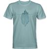 minifan T-Shirt da uomo Berg: Montagna e montagne - T-Shirt da arrampicata da uomo - Regalo per escursionisti - Attrezzatura da montagna per escursionisti, blu ghiaccio, M