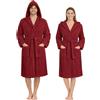 Nada Home Accappatoio Unisex in Spugna 100% Cotone 400 gr con Cappuccio - Morbido e Assorbente, con Cintura, Tasche e Appendino - Uomo Donna Adulto