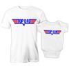 Puzzletee Coppia T-Shirt e Body Padre Figlio Festa del Papà Top dad Top Son Maglietta e Body Papà e Bimbo Idea Regalo