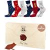 soxo Wizarding World Harry Potter Calzini Donna & Uomo - Idee Regalo 35-45 | socks colorati originali, calze dal carattere unico, tessuto morbido in cotone, fantasie molto divertenti